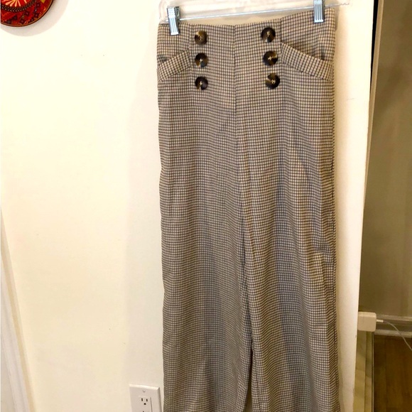 Womens plad pants - Picture 1 of 3